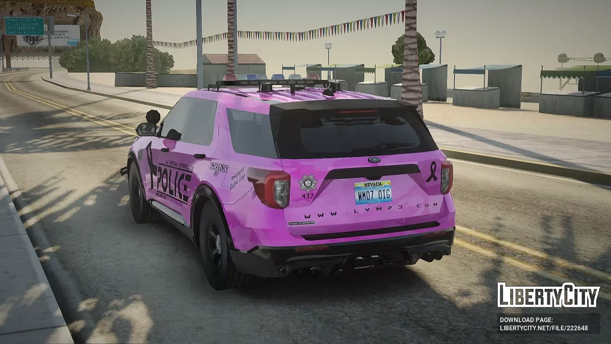 Ford Explorer 2020 LVMPD Pink [AVS] / GTA San Andreas