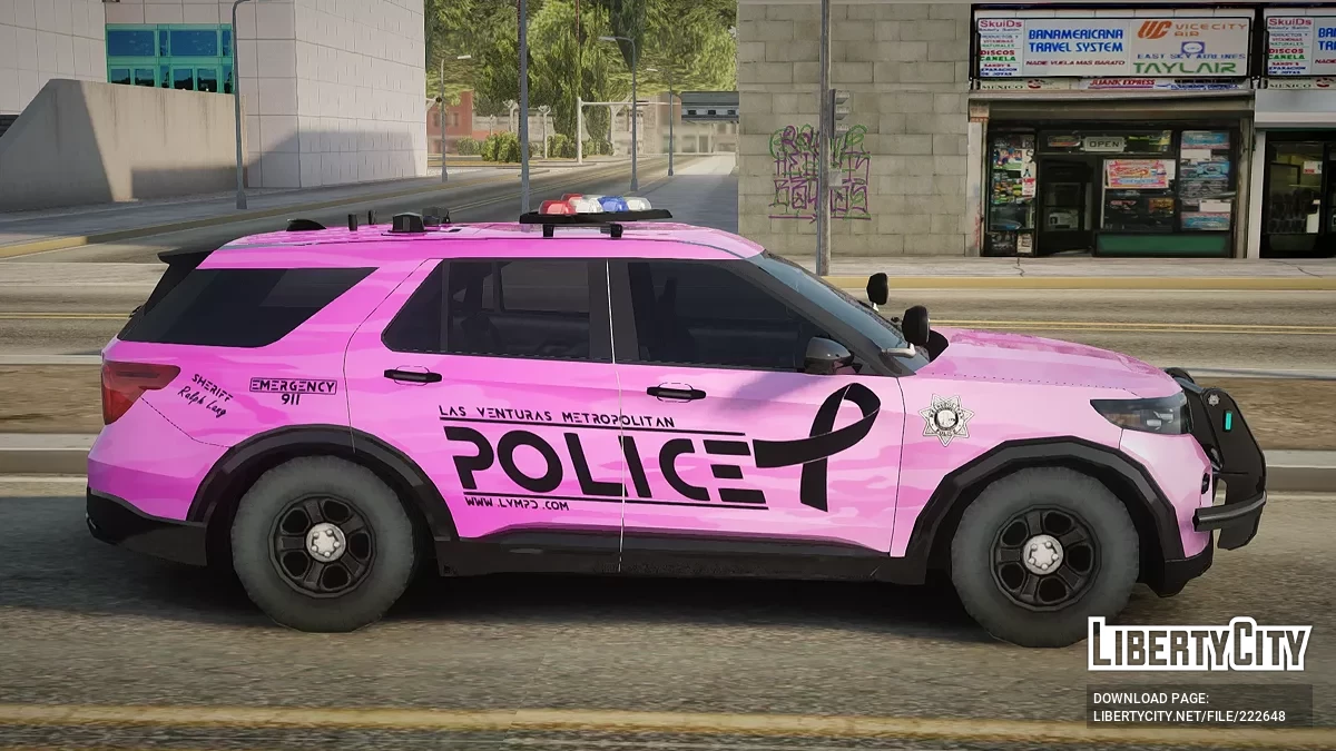 Ford Explorer 2020 LVMPD Pink [AVS] / GTA San Andreas