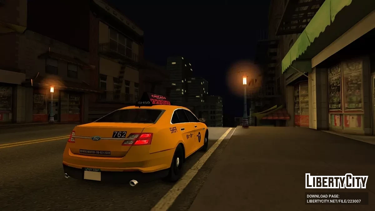 Ford Taurus '13 NYC Taxi / GTA San Andreas