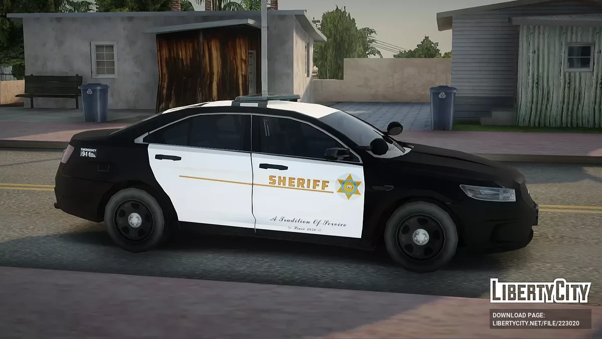 Ford Taurus Los Santos County Sheriff's Department / GTA San Andreas