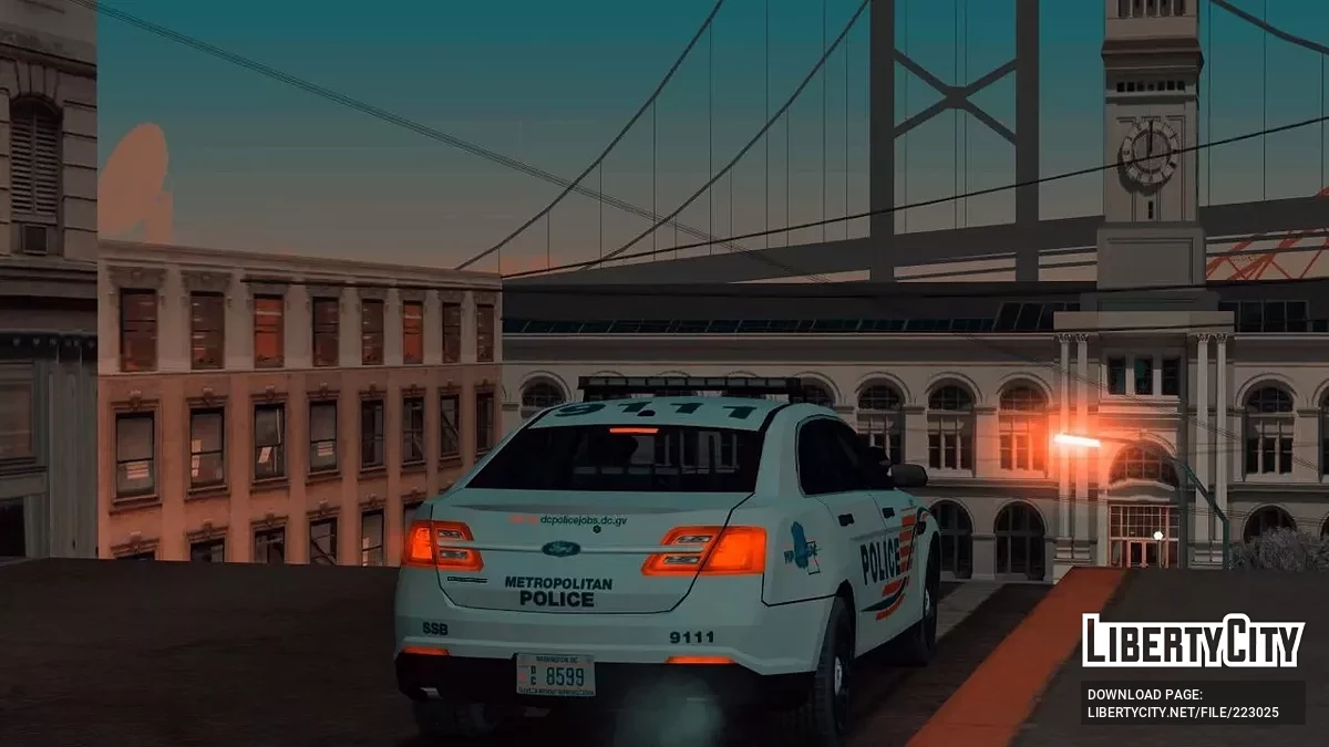 Ford Taurus Washington DC Metropolitan Police Department / GTA San Andreas