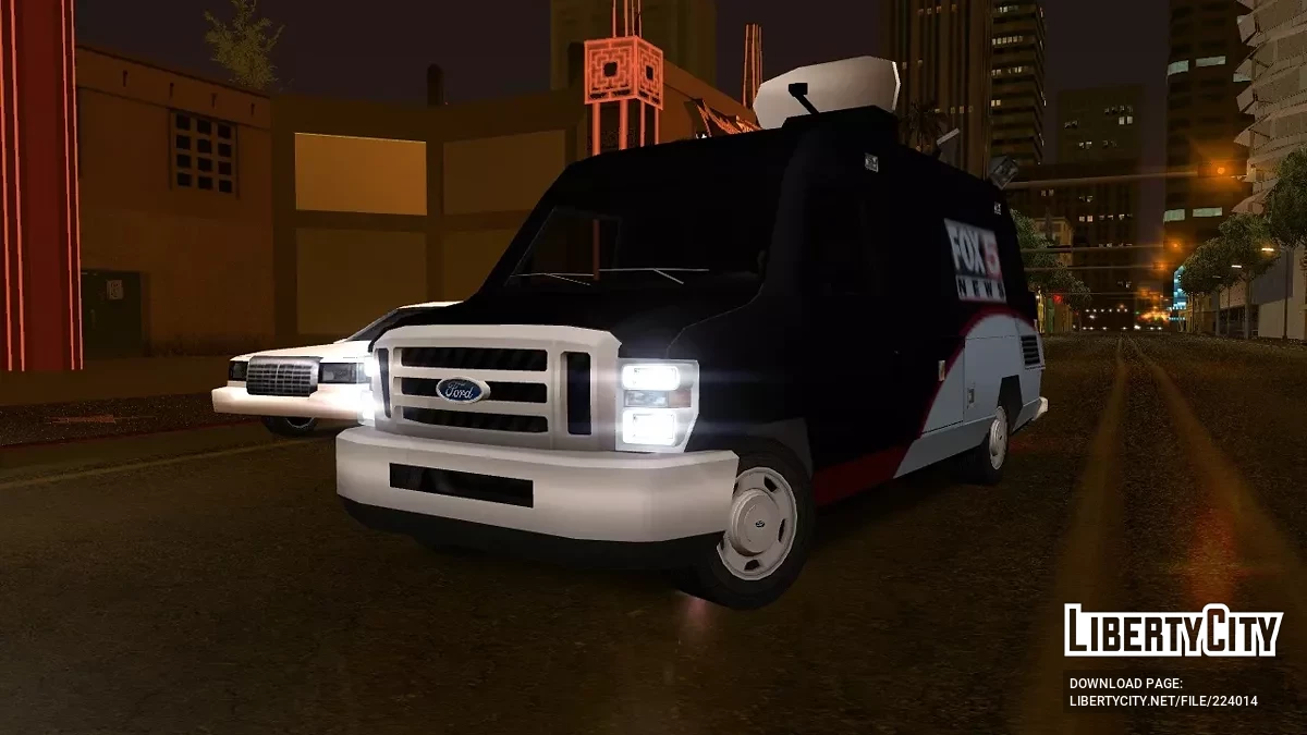 Ford Econoline 2011 News Van / GTA San Andreas