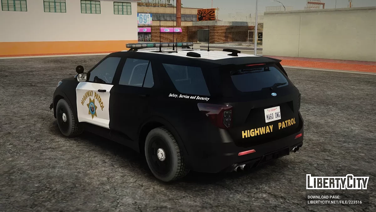Ford Explorer 2022 California Highway Patrol / GTA San Andreas