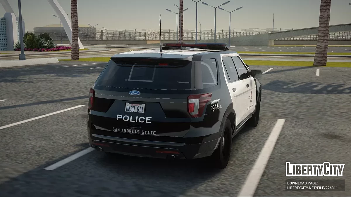 Ford Police Interceptor Utility 2016 [ELM] / GTA San Andreas
