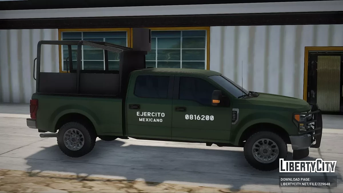 Ford F-250 Ejercito Mexicano Bosque Defensa / GTA San Andreas