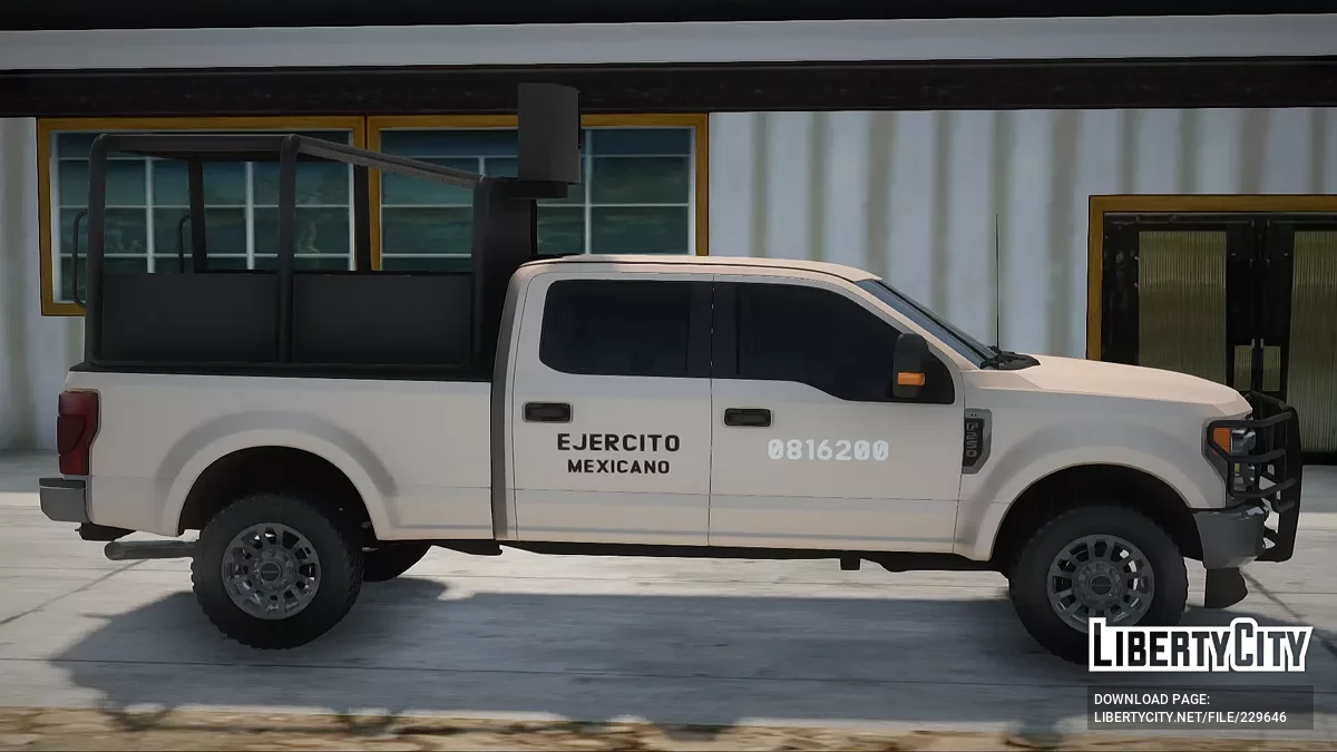 Ford F-250 Ejercito Mexicano Desierto Desensa / GTA San Andreas