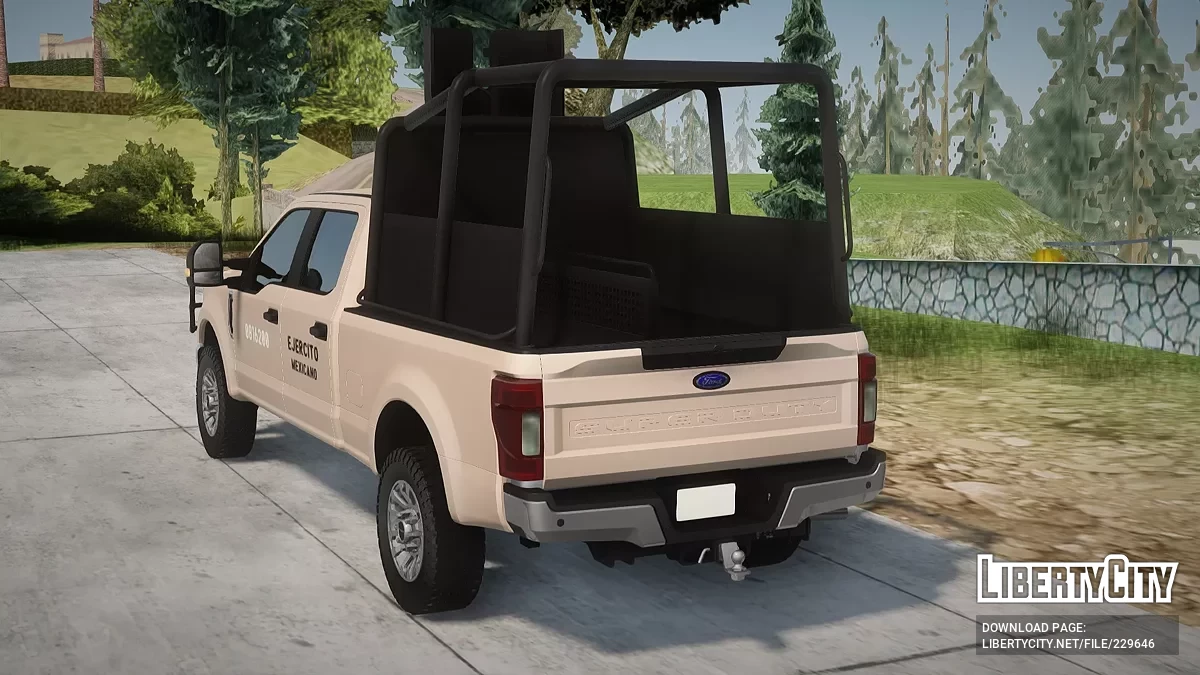 Ford F-250 Ejercito Mexicano Desierto Desensa / GTA San Andreas