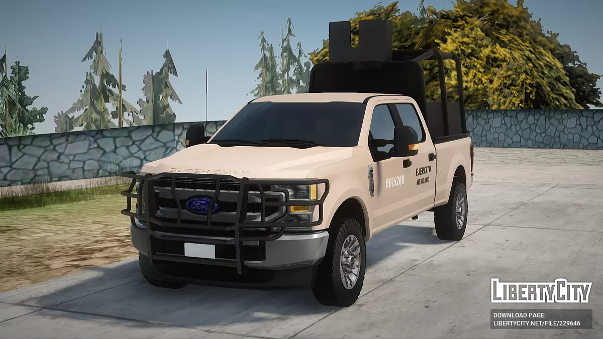 Ford F-250 Ejercito Mexicano Desierto Desensa / GTA San Andreas