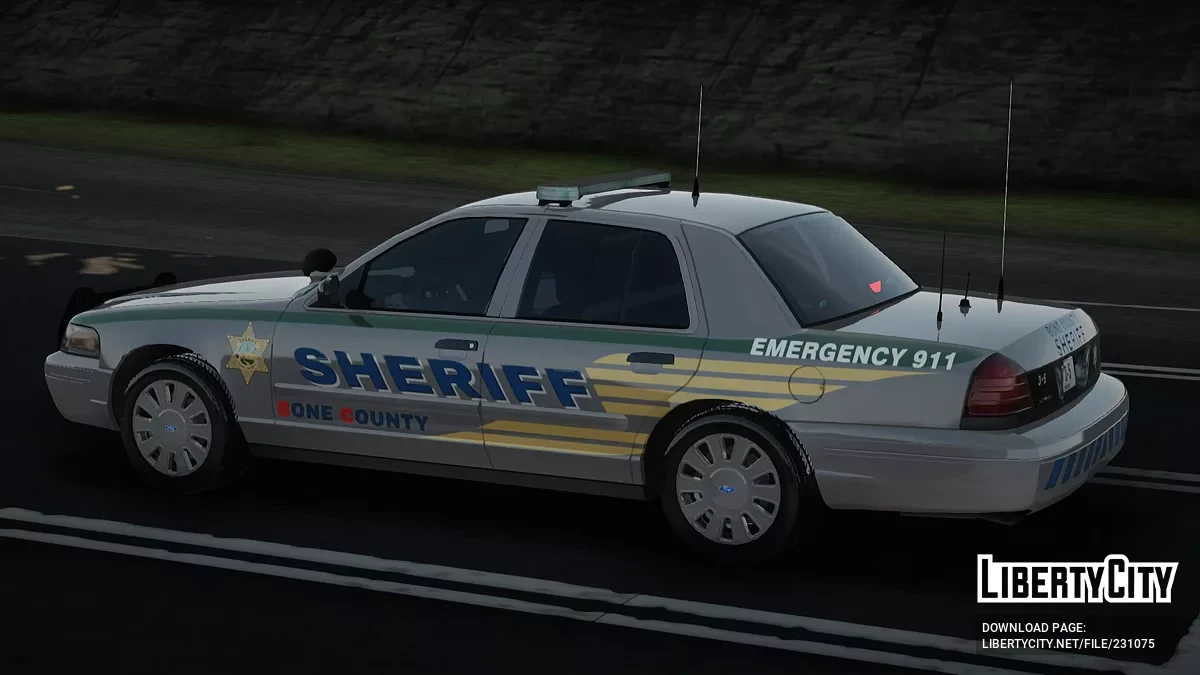 Ford Crown Victoria 2010 Bone County Sheriff / GTA San Andreas