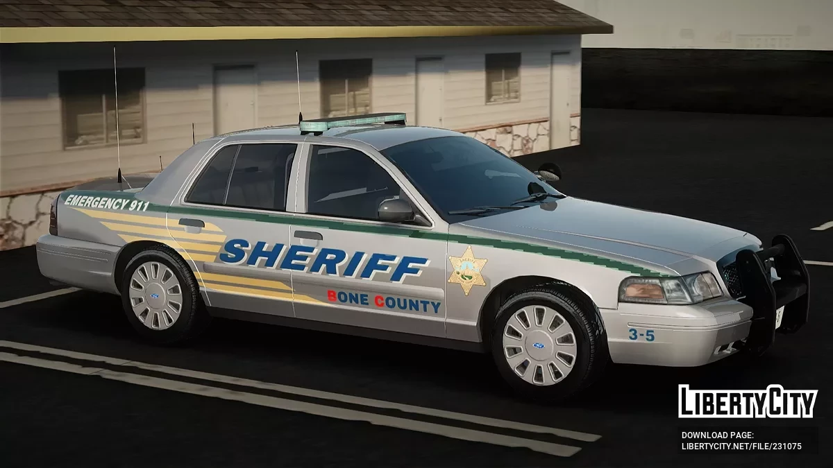 Ford Crown Victoria 2010 Bone County Sheriff / GTA San Andreas