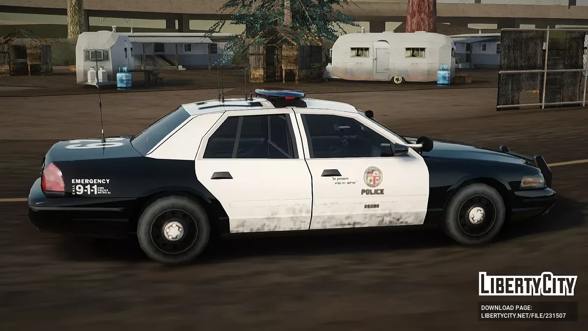Ford Crown Victoria Police Cruiser 2003 [ELM] / GTA San Andreas