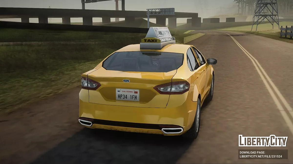 Ford Fusion Taxi / GTA San Andreas