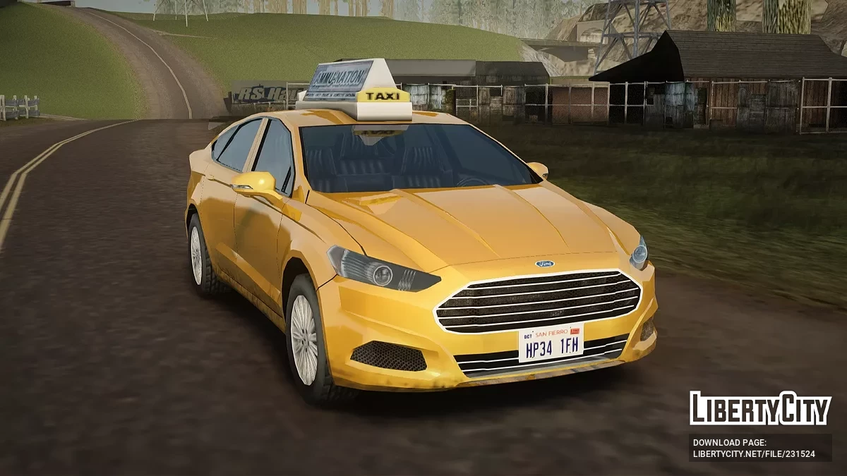 Ford Fusion Taxi / GTA San Andreas