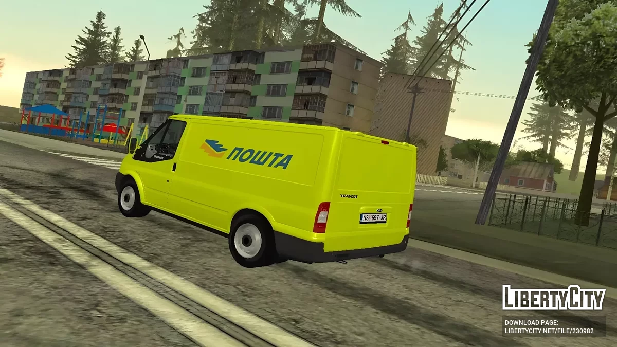 Ford Transit Pošta / GTA San Andreas