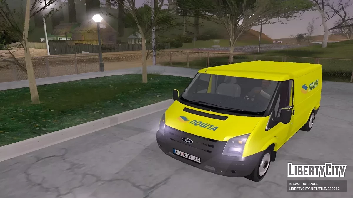Ford Transit Pošta / GTA San Andreas
