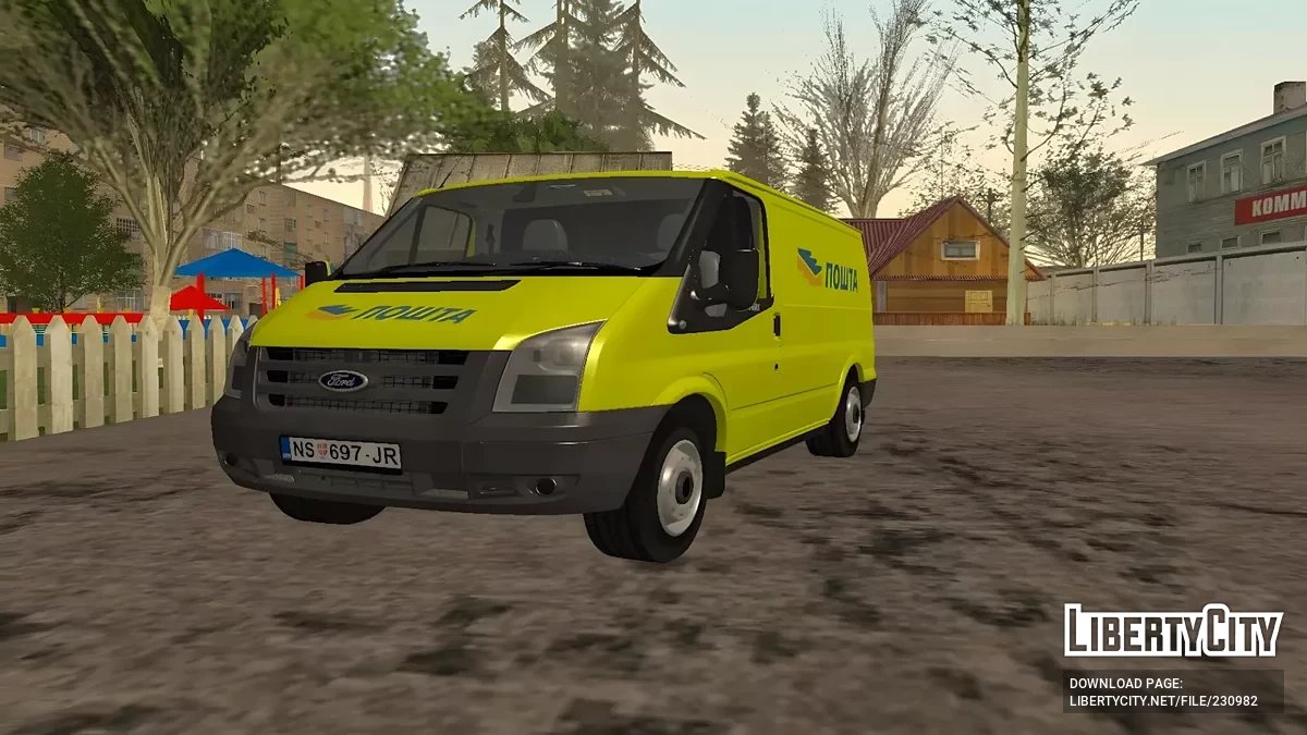 Ford Transit Pošta / GTA San Andreas