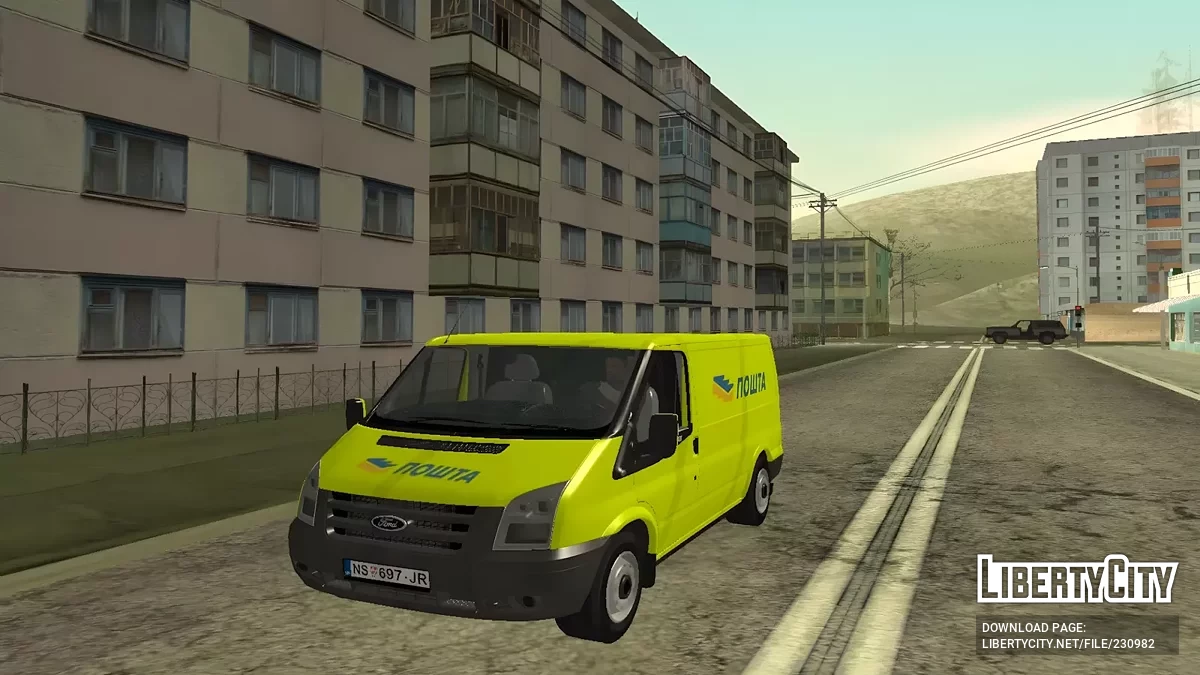 Ford Transit Pošta / GTA San Andreas
