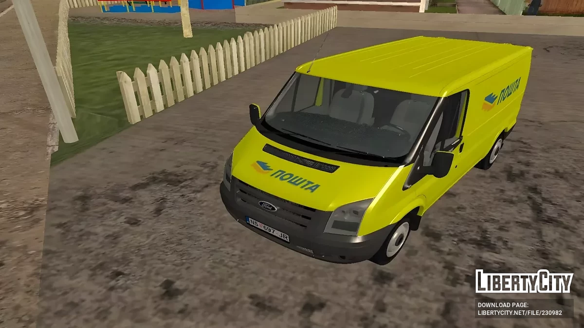 Ford Transit Pošta / GTA San Andreas