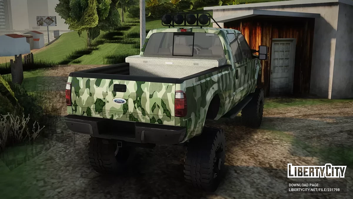 Ford F-250 Camo Lifted 2010 / GTA San Andreas