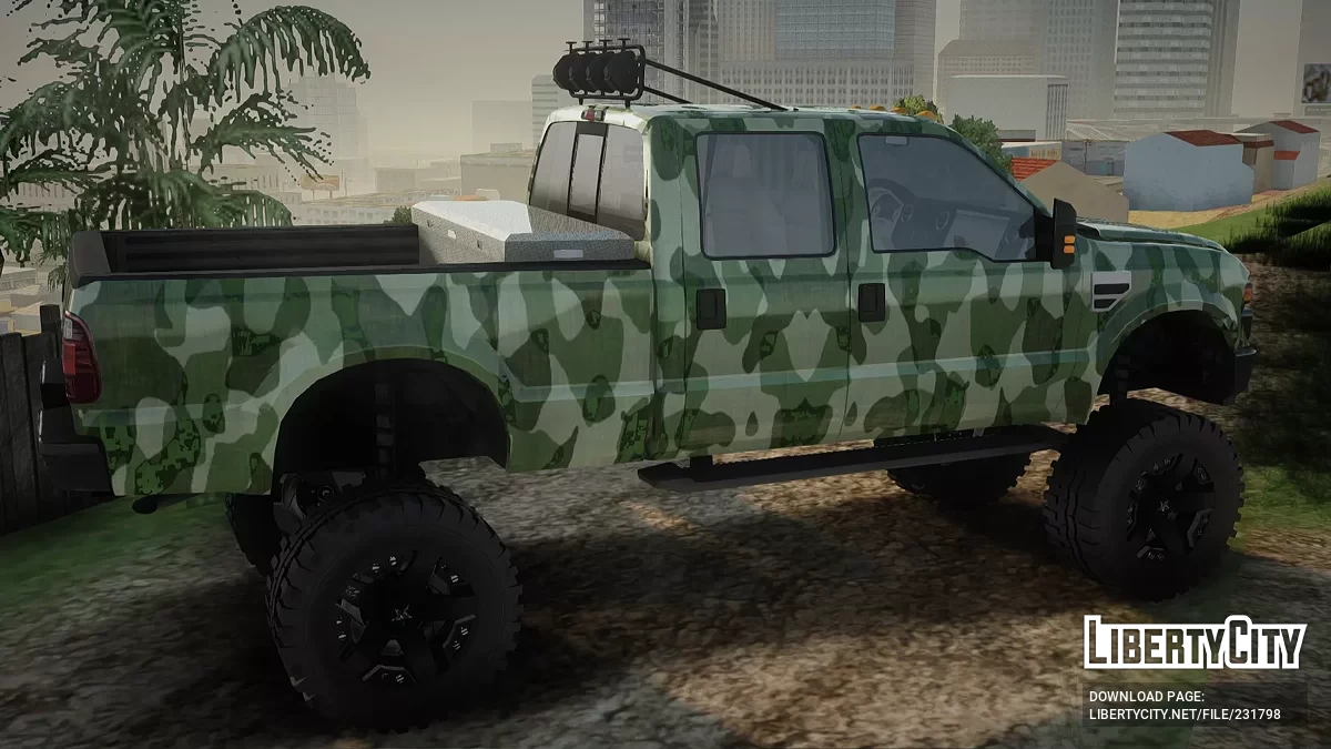 Ford F-250 Camo Lifted 2010 / GTA San Andreas