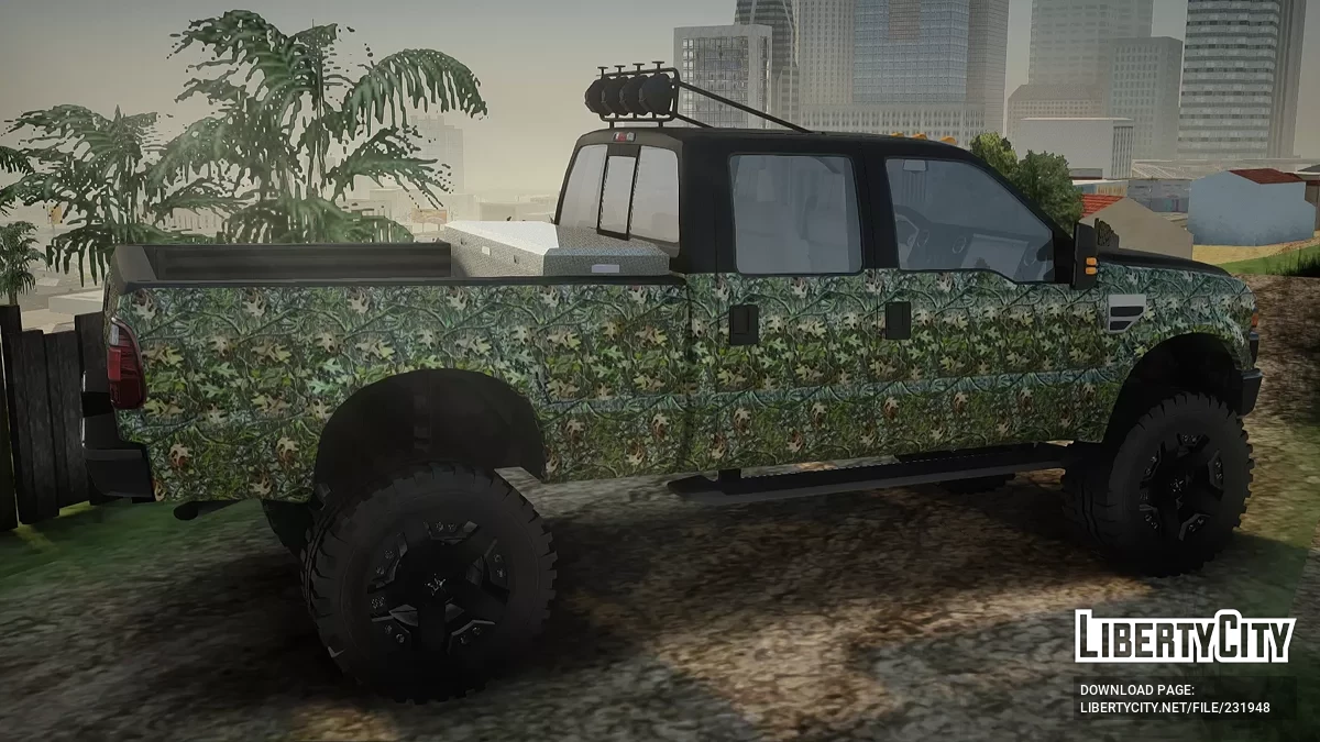 Ford F-250 Realtree Camo Lifted 2010 / GTA San Andreas