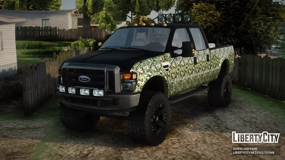 Ford F-250 Realtree Camo Lifted 2010 / GTA San Andreas