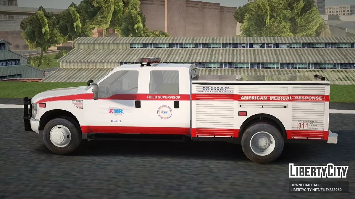 Ford F-350 AMR Supervisor / GTA San Andreas
