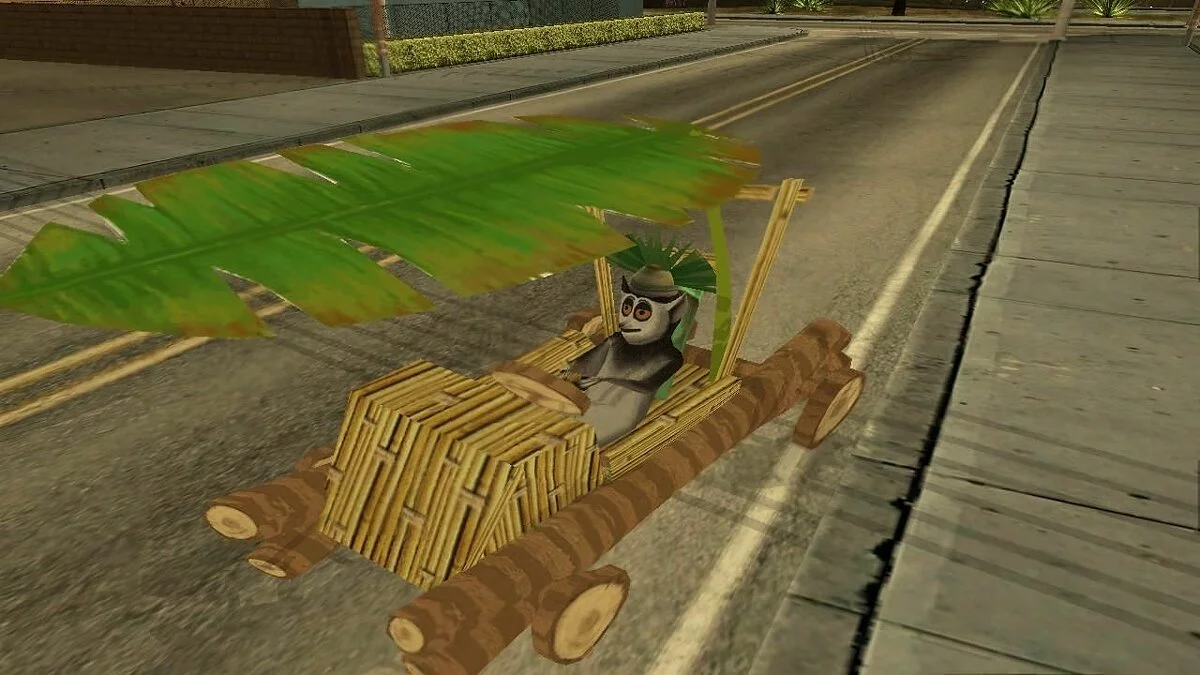 Гольф-машинка из Мадагаскара / GTA San Andreas