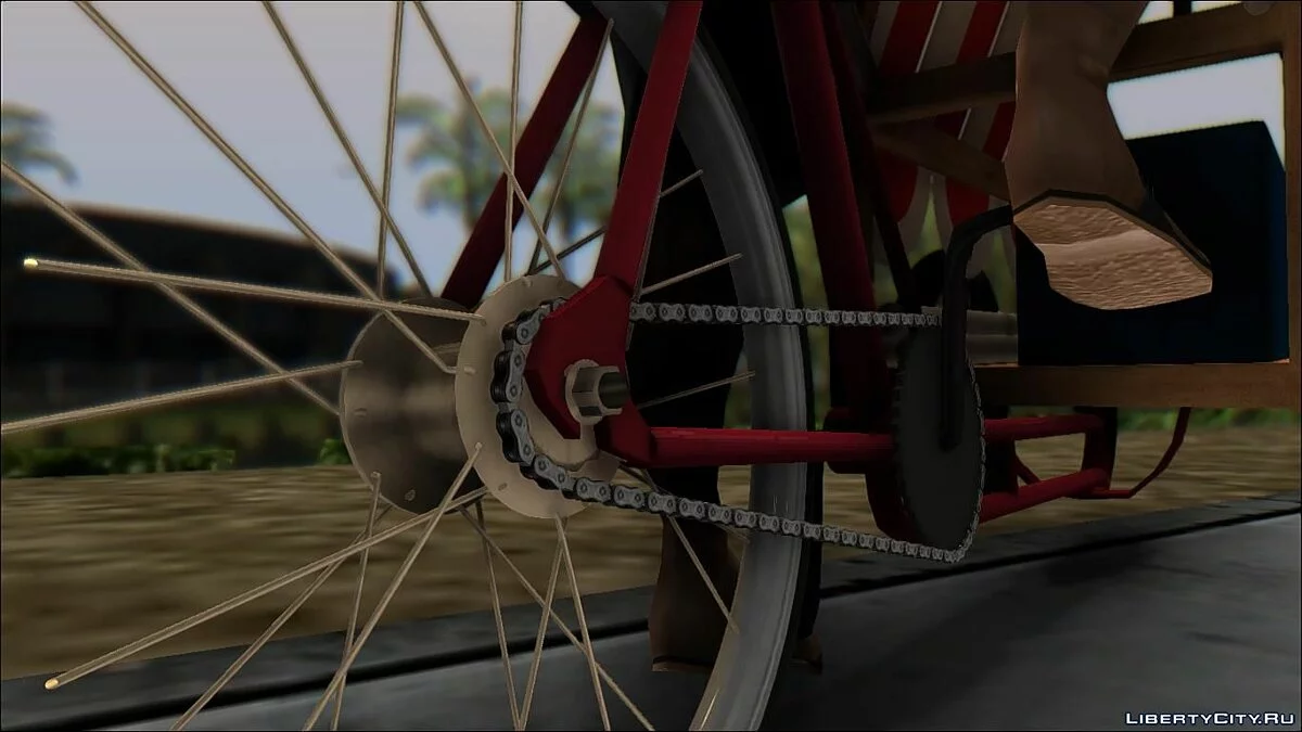 Gerobak Penjual Bendera Indonesia (Indonesian Flag Seller Cart) / GTA San Andreas