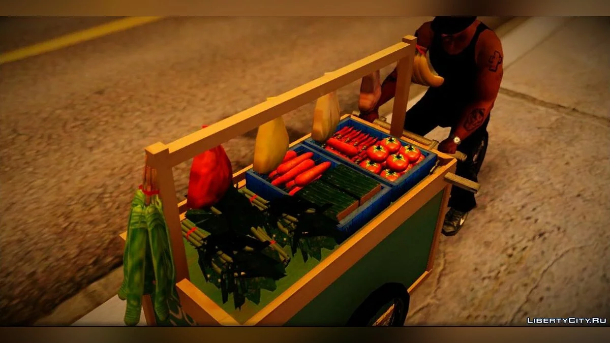 Gerobak Sayur (Vegetable Carts) / GTA San Andreas