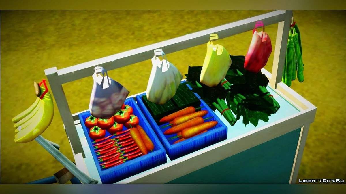 Gerobak Sayur (Vegetable Carts) / GTA San Andreas