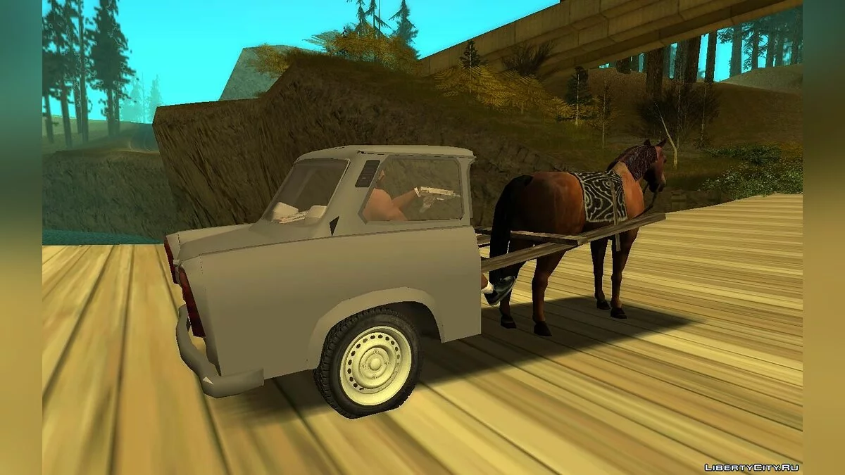 Лошадь и кузов Trabant / GTA San Andreas