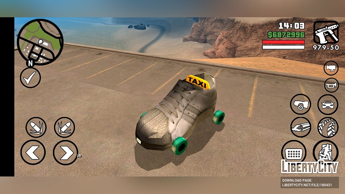 Автомобиль в виде обуви для GTA San Andreas - Картинка #2