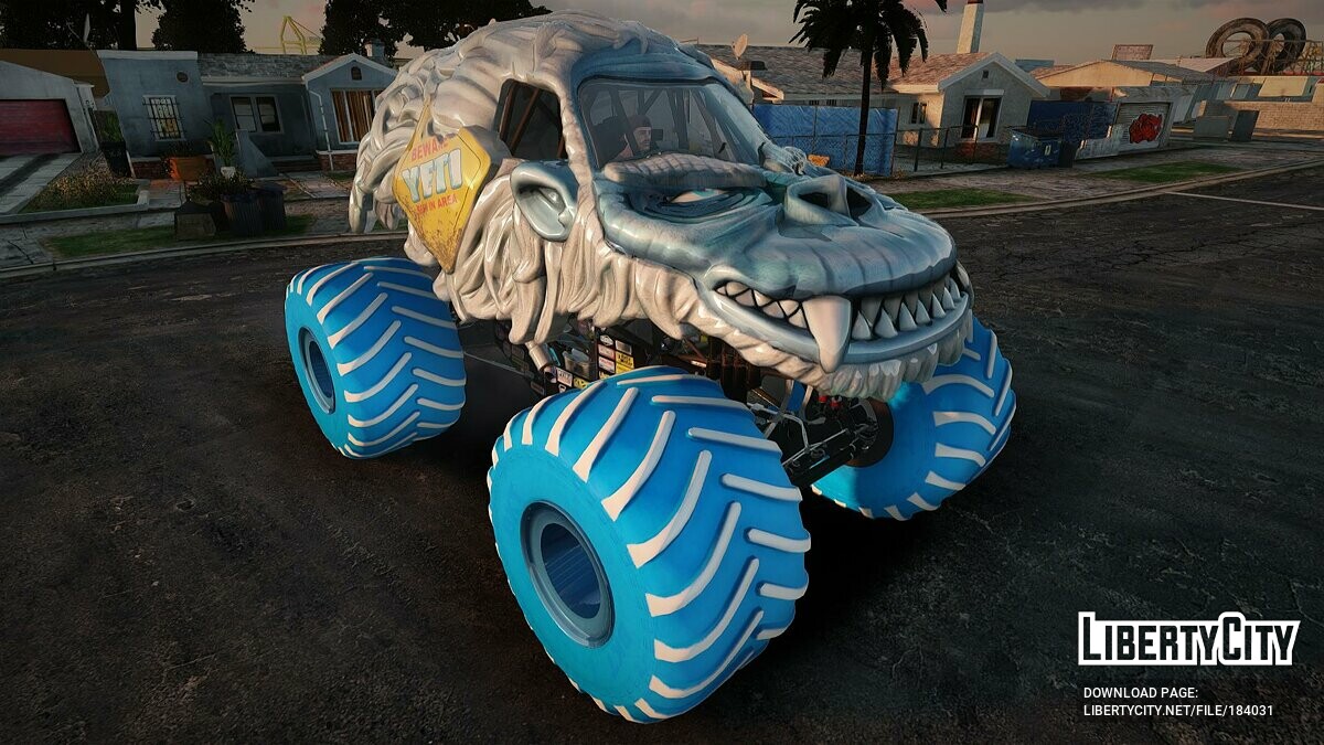 Скачать Yeti [Fire & Ice DLC] из Monster Jam Steel Titans для GTA San  Andreas