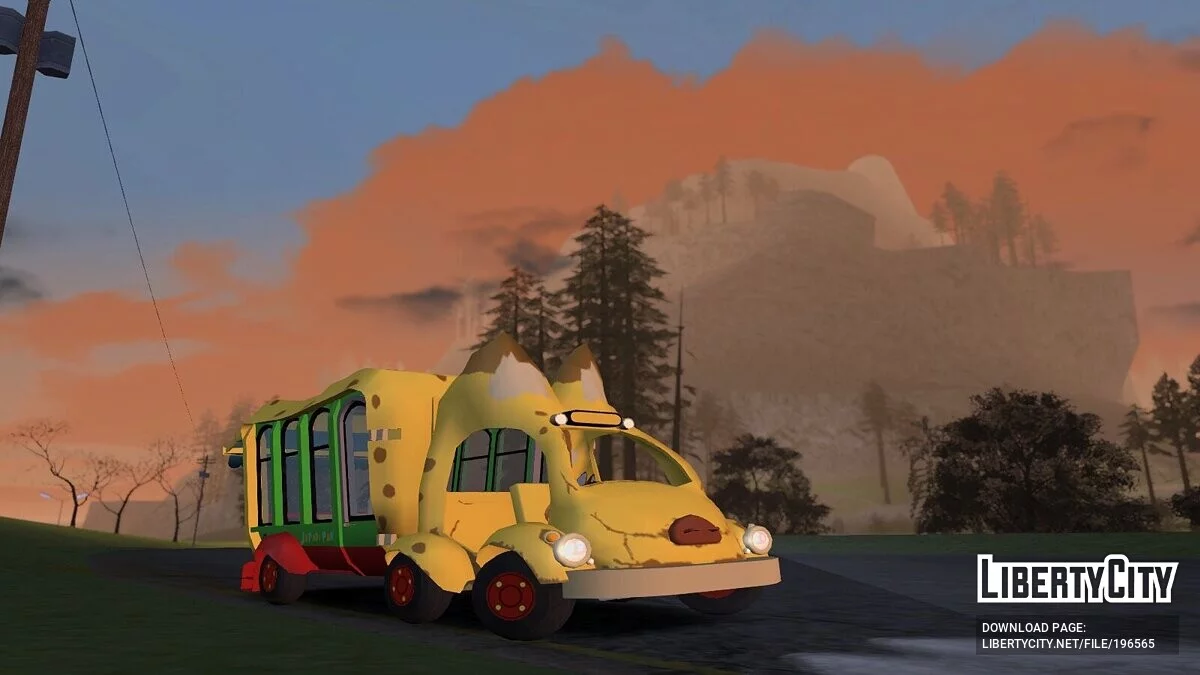 Japary Bus из Kemono Friends / GTA San Andreas