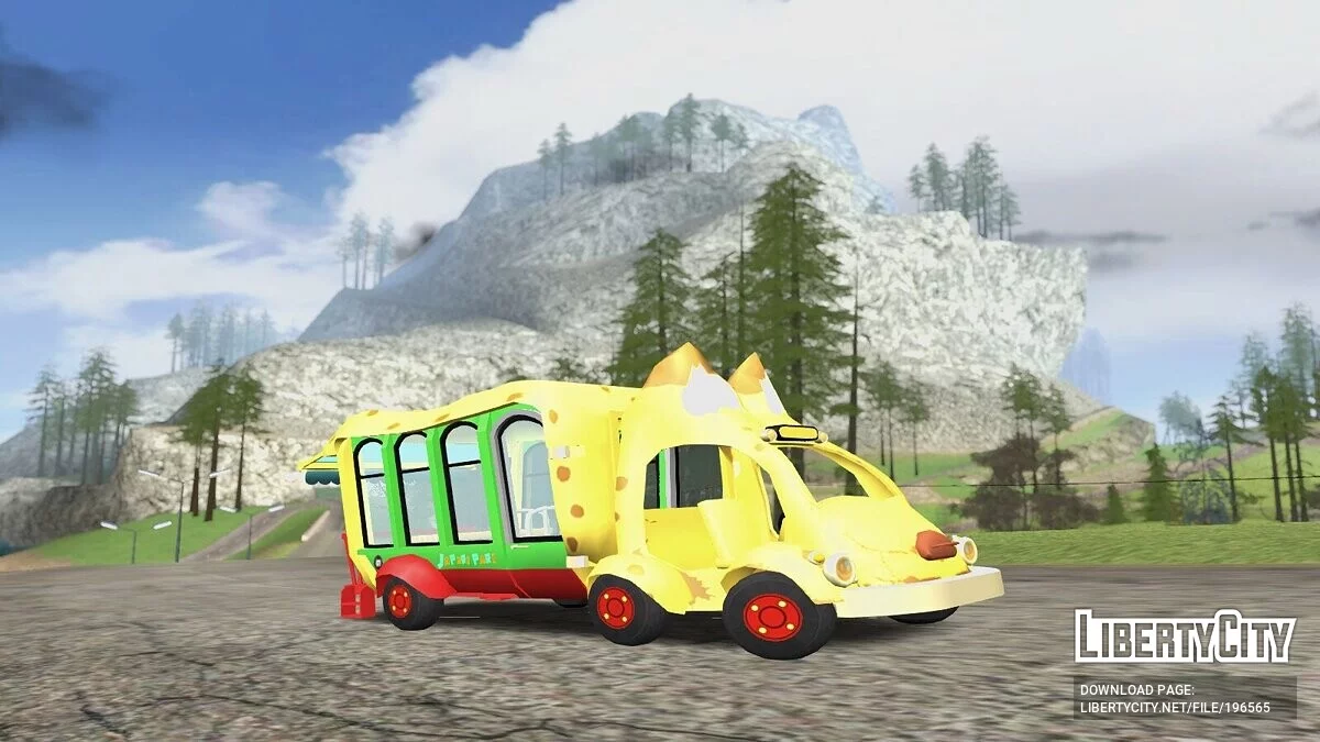 Japary Bus из Kemono Friends / GTA San Andreas