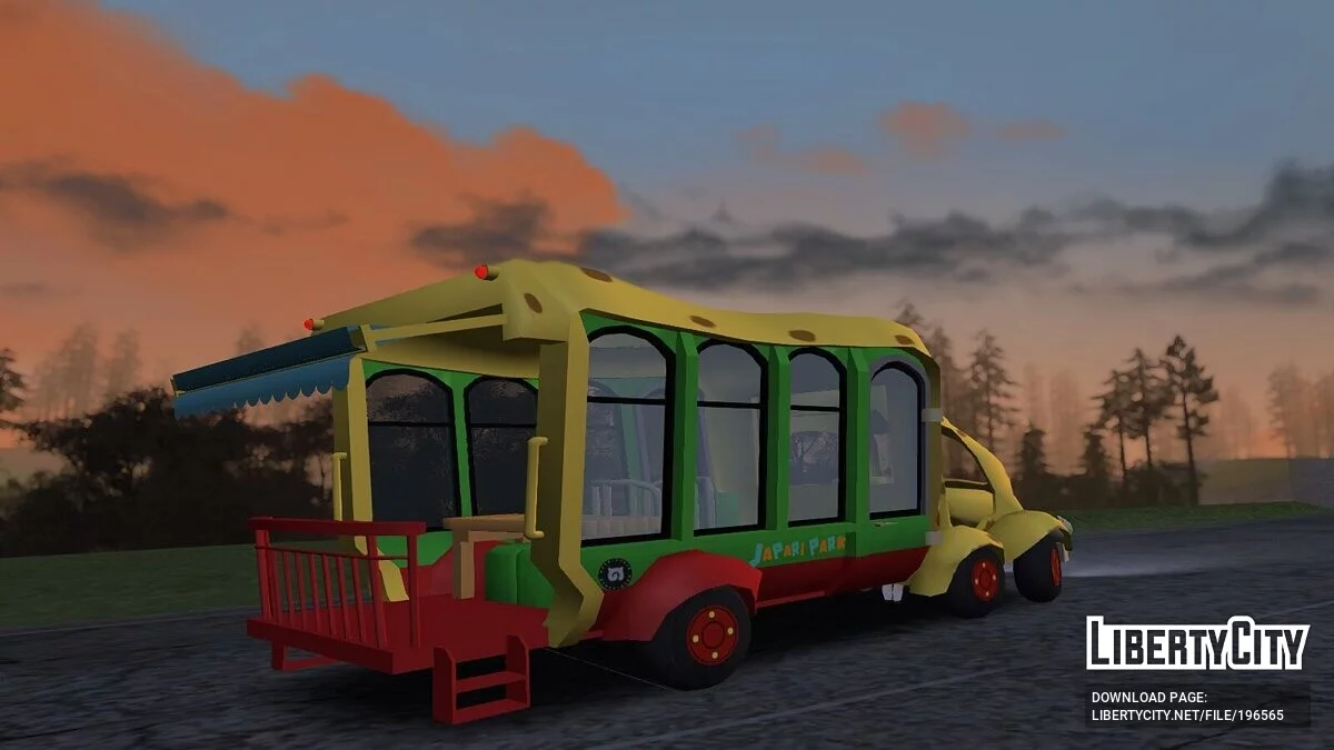 Japary Bus из Kemono Friends / GTA San Andreas