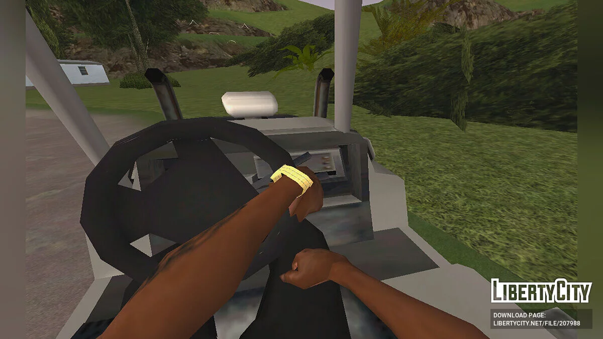 Прокачанный багажный тягач V8 / GTA San Andreas