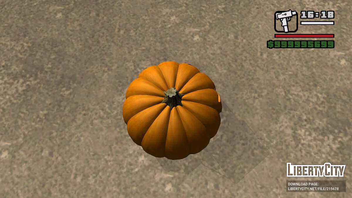 Страшный тыквенный автомобиль / GTA San Andreas