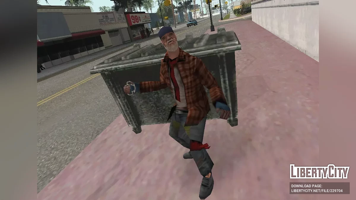 Мусоровозка и Помойка-мобиль Делюкс / GTA San Andreas
