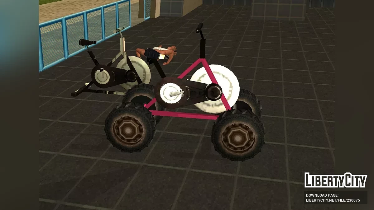 Велосипед для тренажеров с квадроциклами / GTA San Andreas