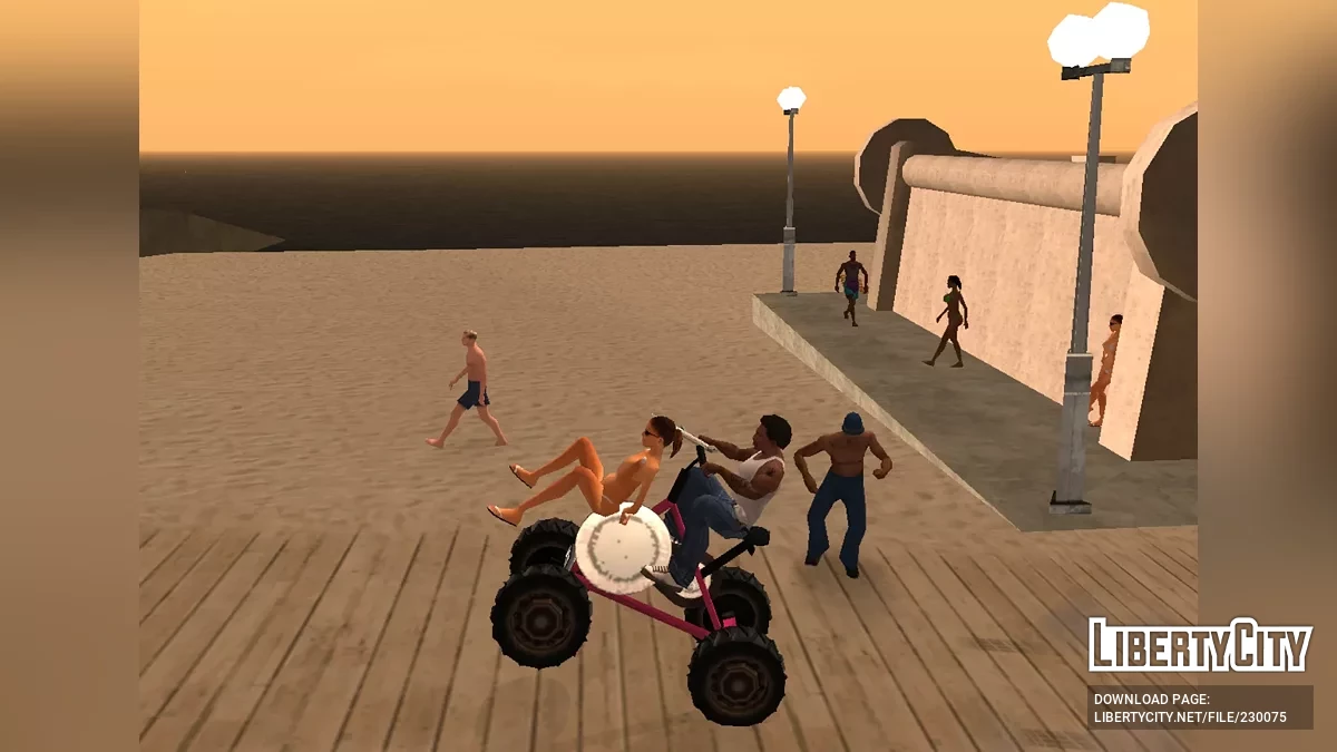 Велосипед для тренажеров с квадроциклами / GTA San Andreas
