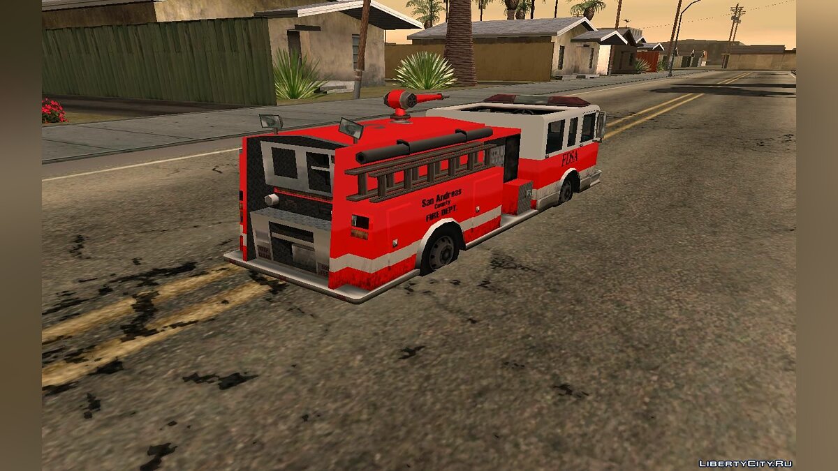 Детская Пожарная машина для GTA San Andreas - Картинка #2