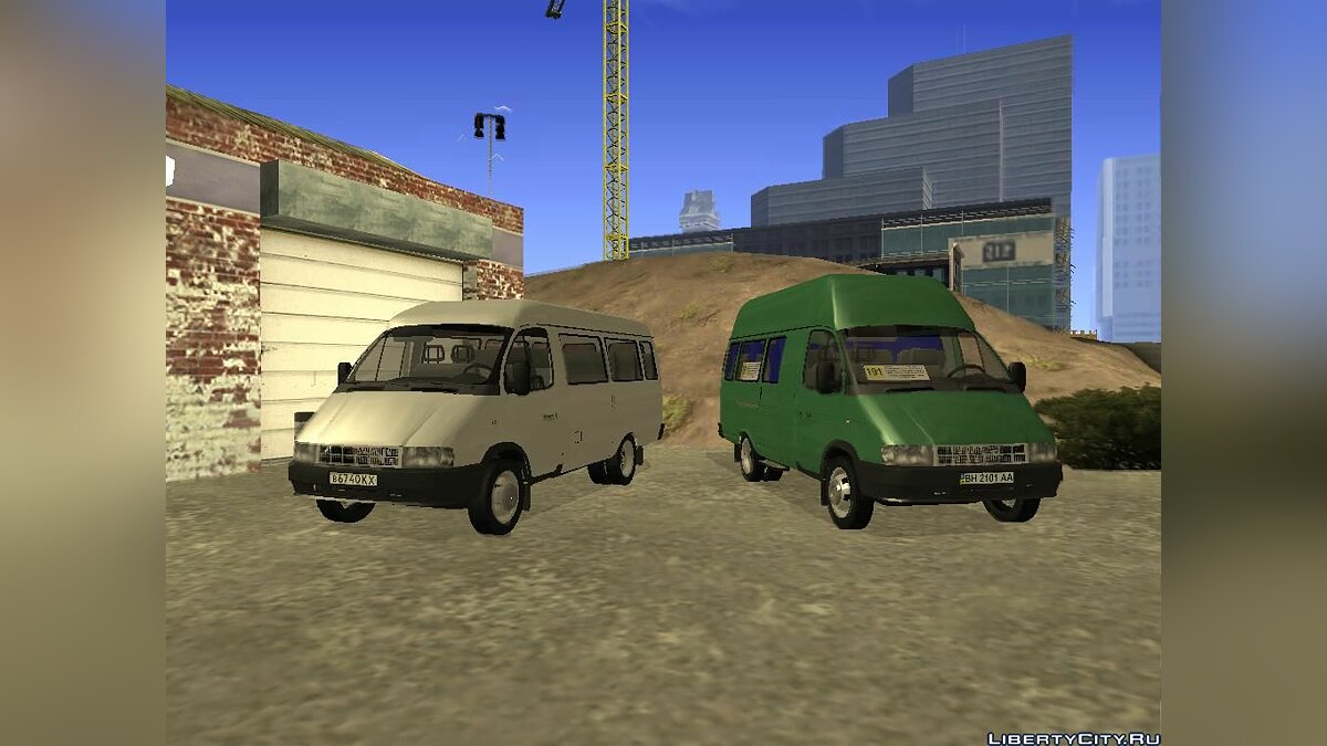 Скачать ГАЗ 32213 Газель для GTA San Andreas