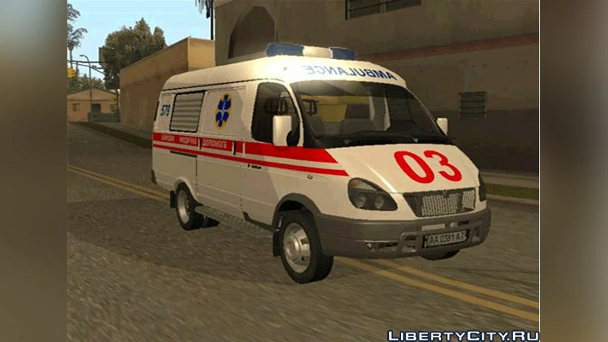 Газель (Швидка медична допомога) / GTA San Andreas