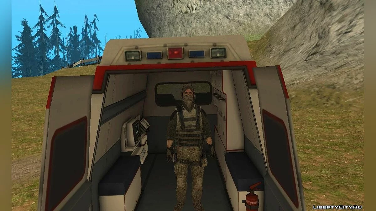 Скорая Помощь \"04\" из Modern Warfare 2 / GTA San Andreas