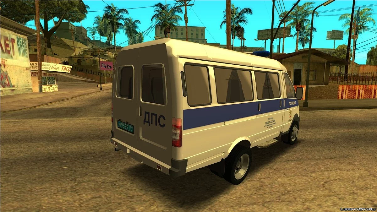 ГАЗель-3221 — пост ДПС / GTA San Andreas