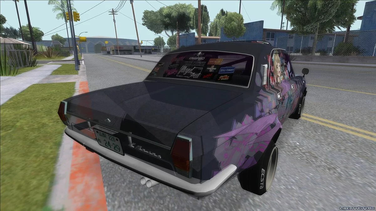 GAZ 24-29 ITASHA PROJECT LOVELIVE MINAMI KOTORI / GTA San Andreas