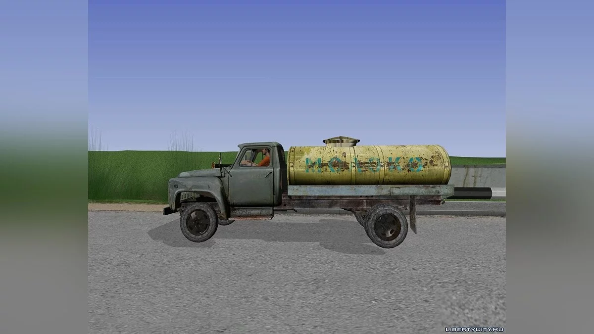 Ржавый ГАЗ 52 Молоко / GTA San Andreas