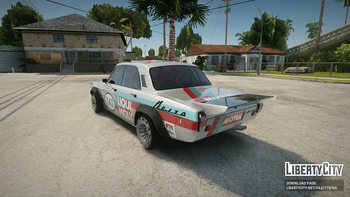 ГАЗ 24 Кольцевая / GTA San Andreas